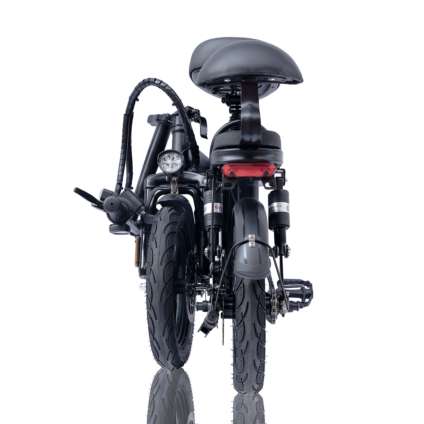 YH A9 Electric Bike, 500W Motor, 48V/15Ah Battery, 20 mile/h Speed, 14 inch Vacuum Tire, 8pcs of Suspention